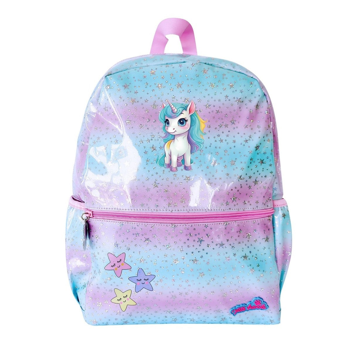 Believe In Unicorns School Bag 1 Zip Fit A4