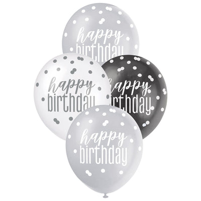 Party Balloons printed HAPPY BIRTHDAY
