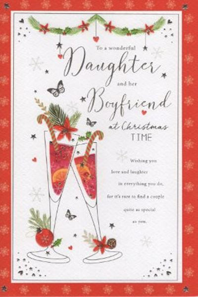 Daughter And Her Boyfriend At Christmas