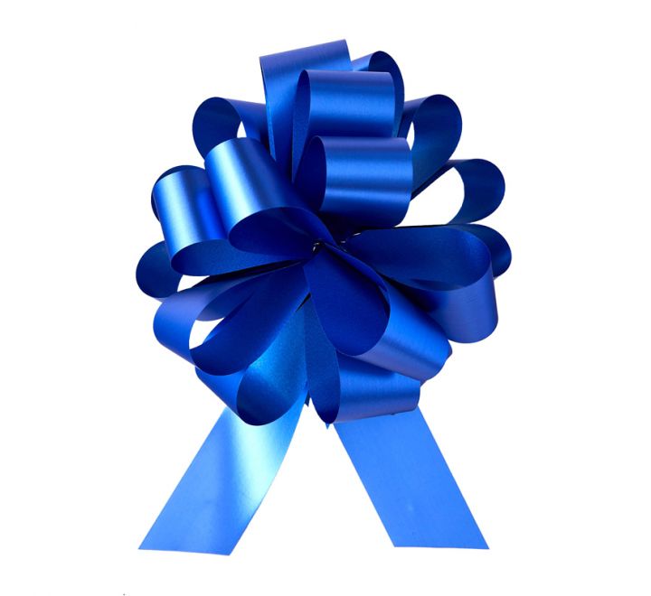 Foil Gift Pull Bow Light Blue