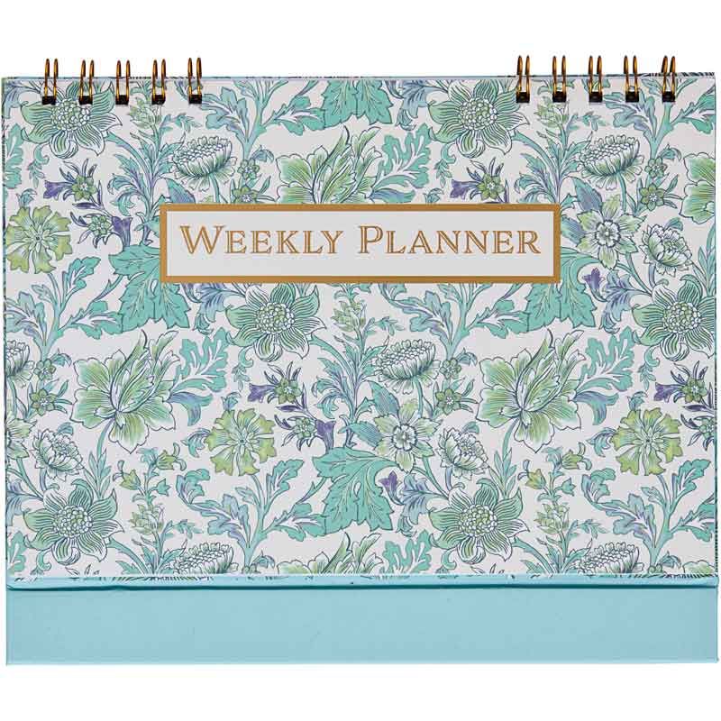 Weekly Desk Planner - Designed Flowers