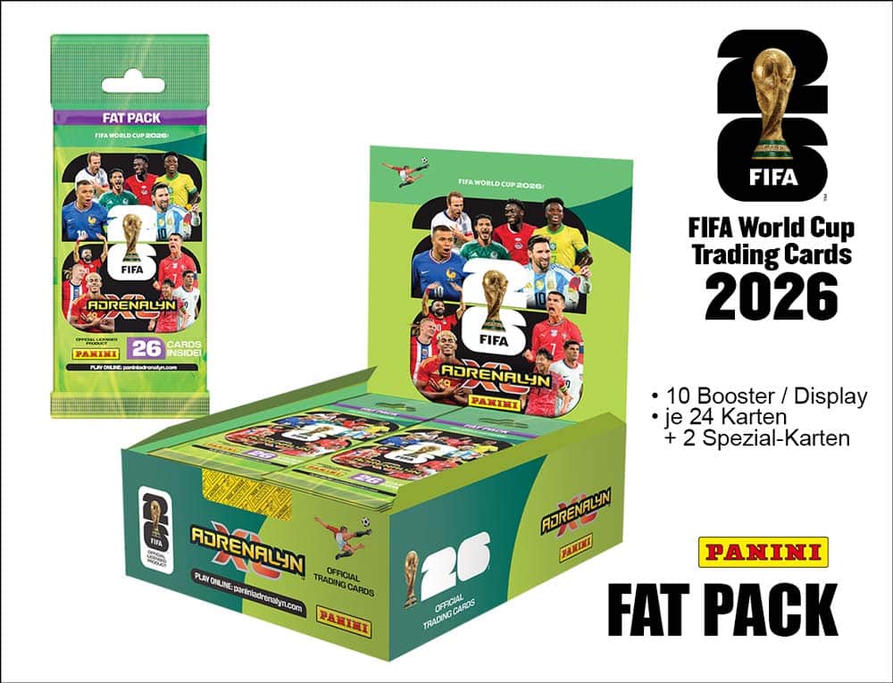 Panini FIFA World Cup 2026 Adrenalyn XL x 1 Fat Pack