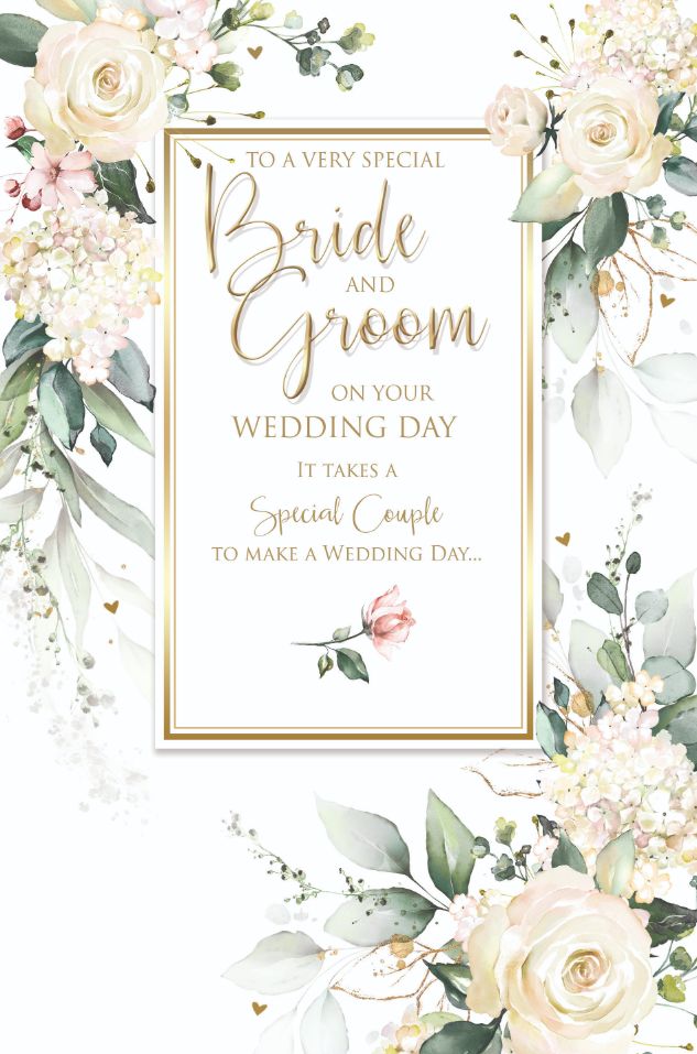 Bride And Groom On Your Wedding Day