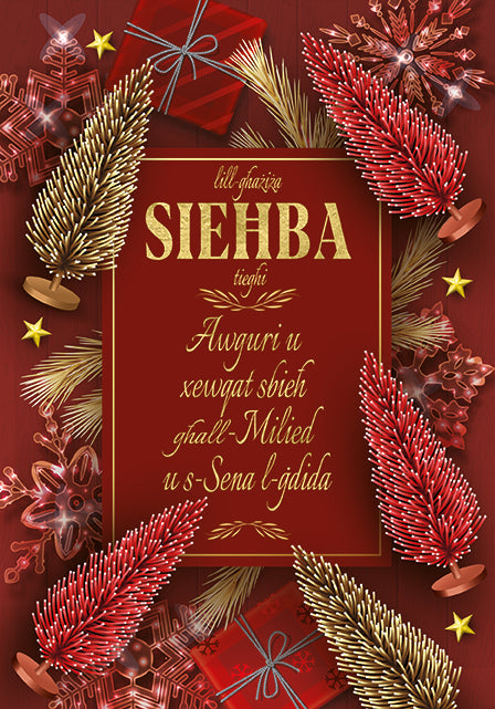 Awguri U Xewqat Sbieħ Għall-Milied U S-Sena l-Ġdida