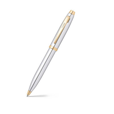 Sheaffer - Ballpoint Pen Chrome With Gold Trim