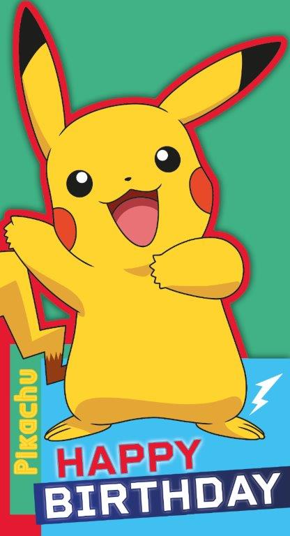 Happy Birthday Card - Pikachu