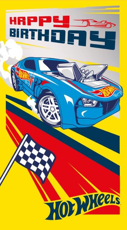 Happy Birthday Card - Hotwheels