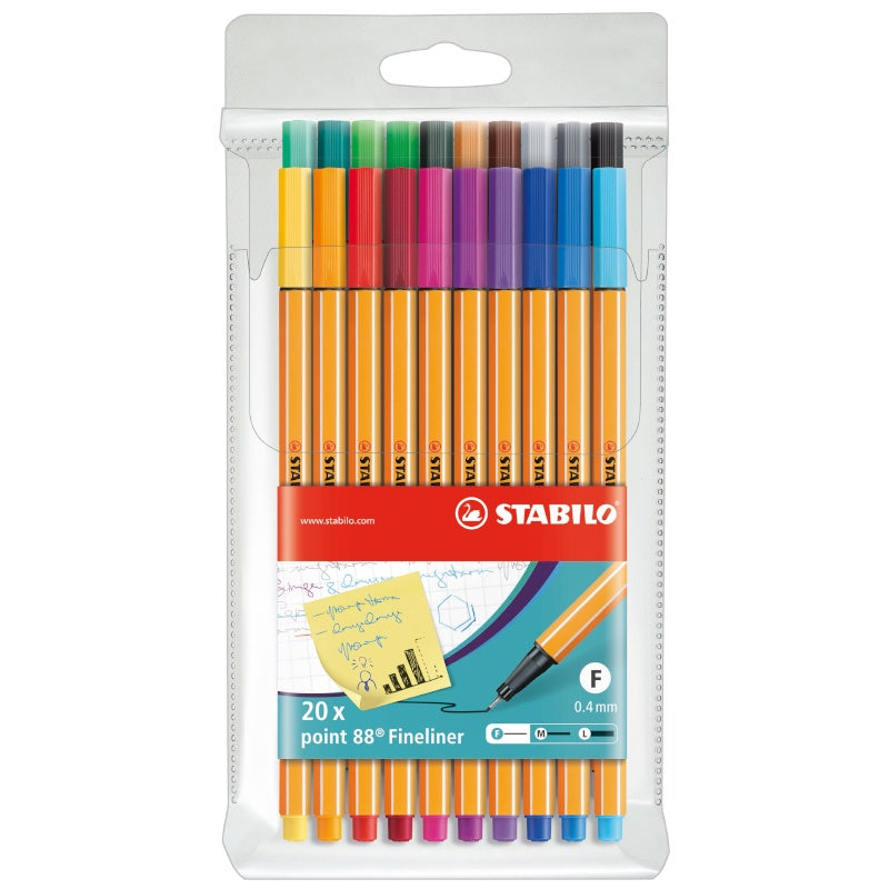 Fineliners Point 0.4Mm X20