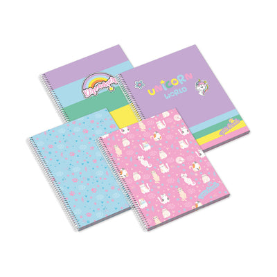 Spiral A5 notebook pets friends