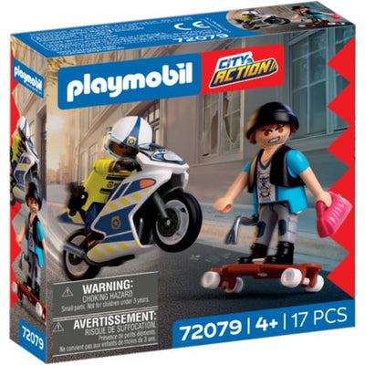 Playmobil City Action Motorcycle Chase - 72079