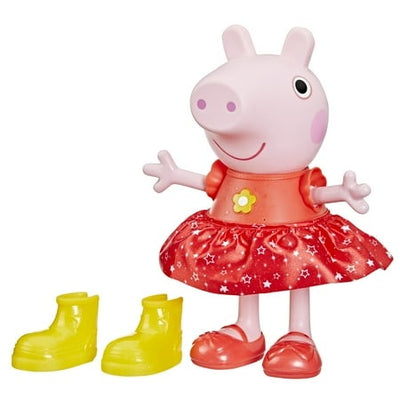 Peppa Pig - PeppaS Muddy Puddles Party Interactive Peppa Doll - 55+ sounds and reactions