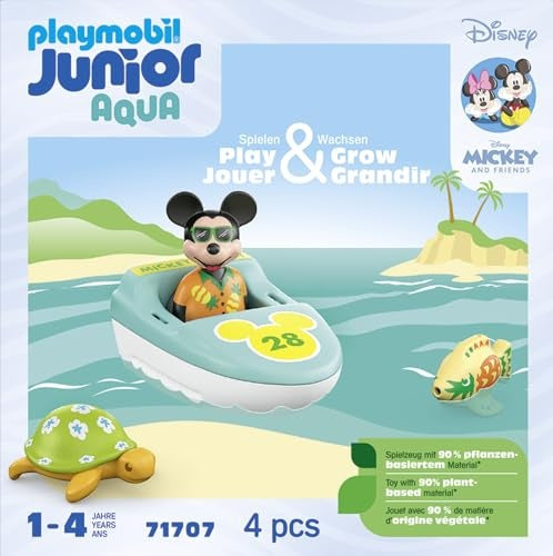 Playmobil Junior & Disney Mickey Mouse s Boat Tour