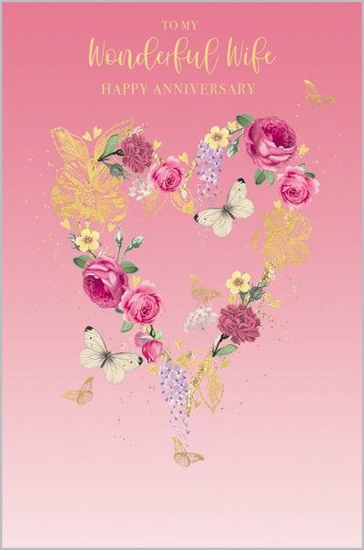 Wonderful Wife Happy Anniversary