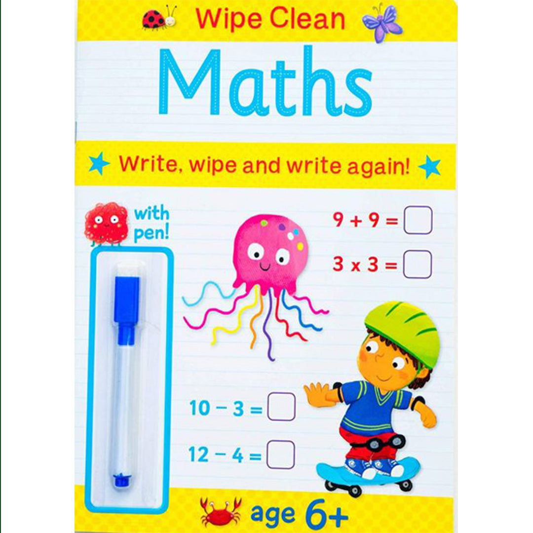 Wipe Clean With Pen 6+ Maths