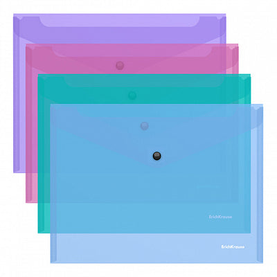 Plastic Button folder A4