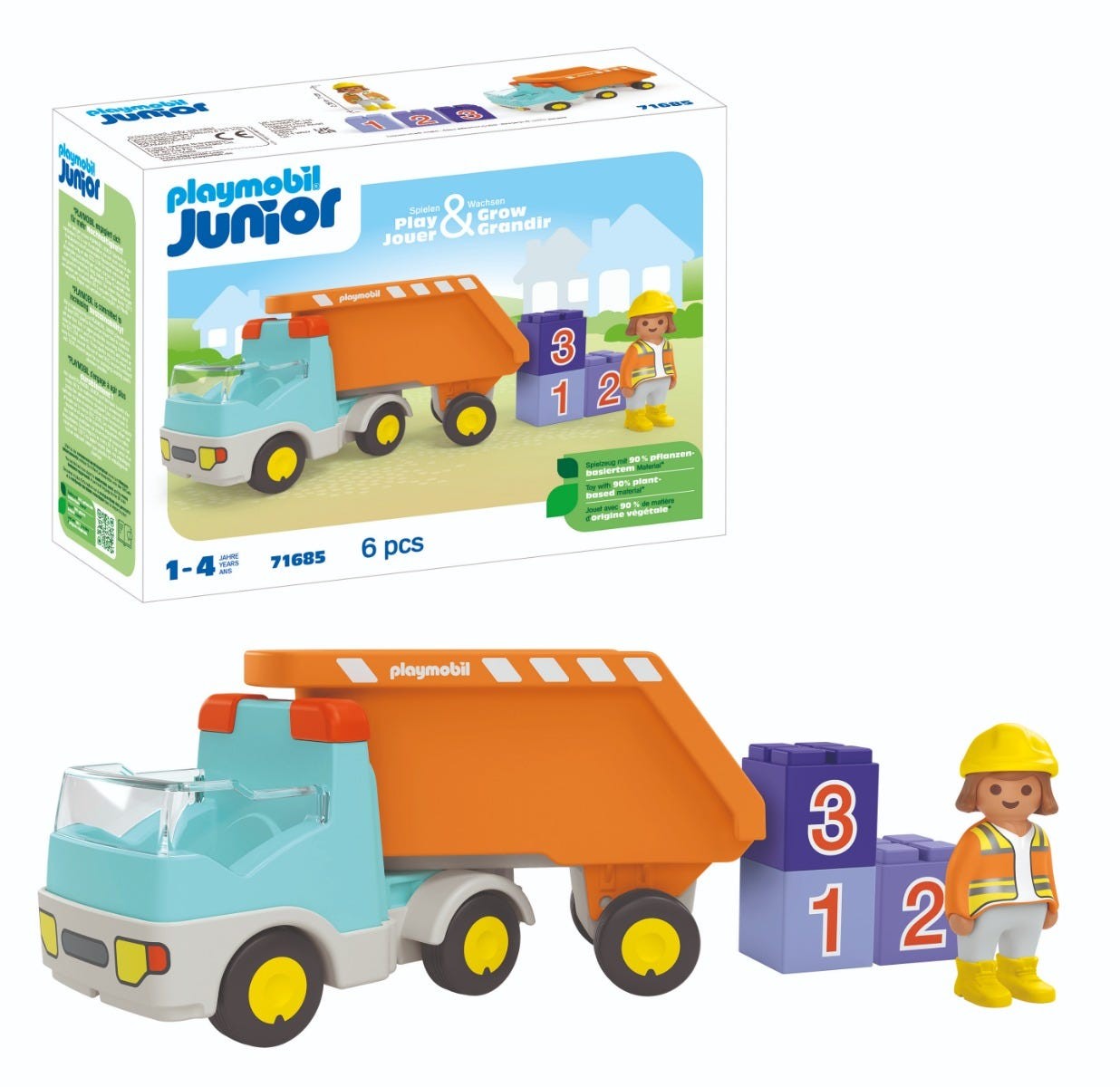Playmobil Junior Dump Truck - 71685