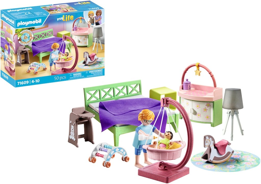 PLAYMOBIL MyLife Bed room with baby corner - 71609