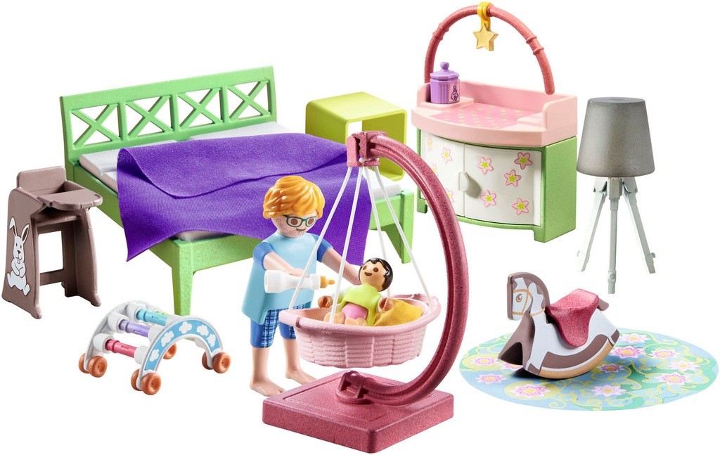 PLAYMOBIL MyLife Bed room with baby corner - 71609