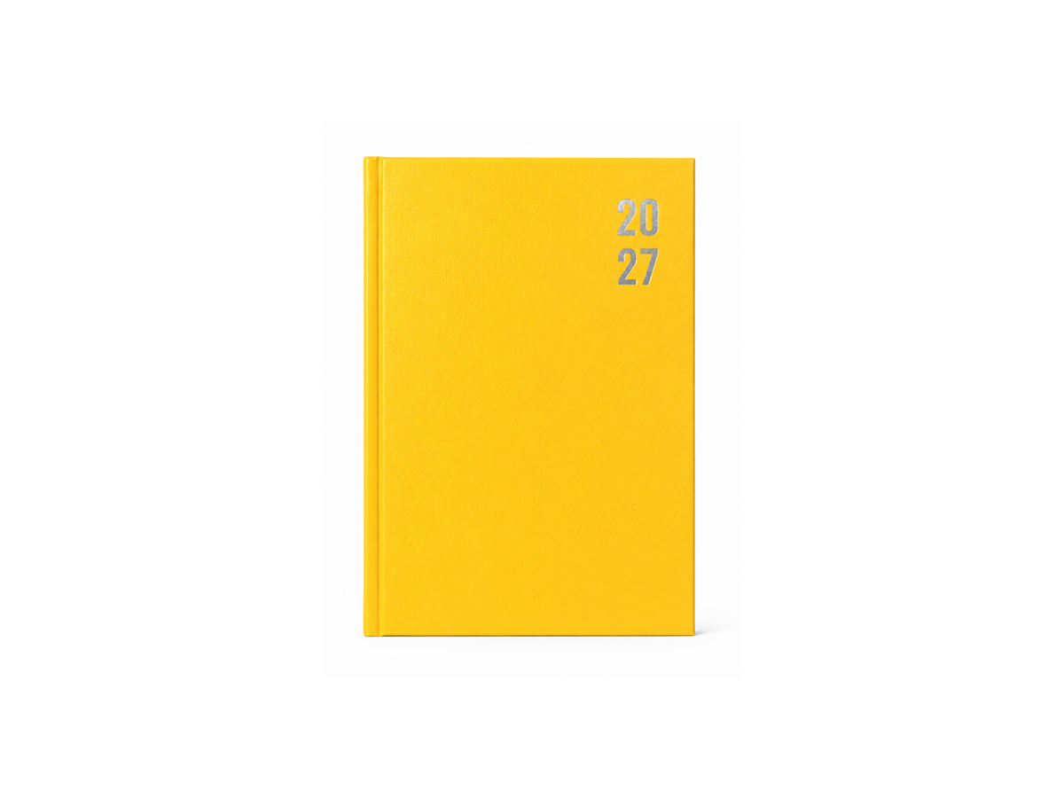 Diary Hardback A5 1 day a page saturday & sunday Half day 2027