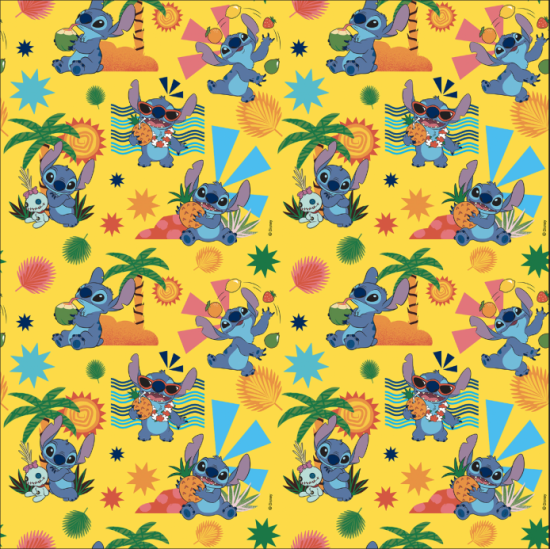 Disney Stitch Gift Roll Wrapping Paper 70cm x 2m