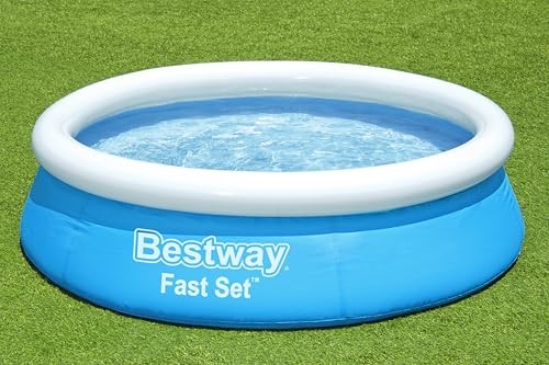 Fast Set Above Ground Pool Without Pump - Diameter 183 X 51 Cm Blue - 940 Litres - Self-Assembly Safety Valve Include