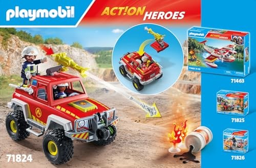 Playmobil 71824 Action Heroes Firefighting Truck - 71824