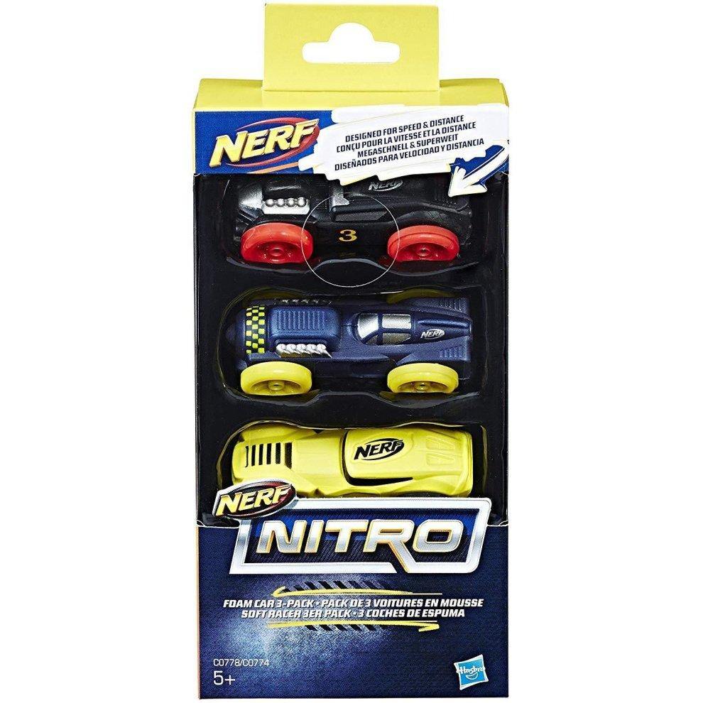 Nerf Nitro Foam Car 3-Pack