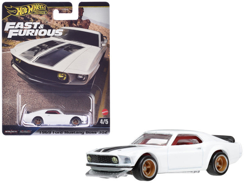 Hot Wheels Premium Fast & Furious 25th Anniversary 1969 Ford Mustang Boss 302 Die-Cast Vehicle