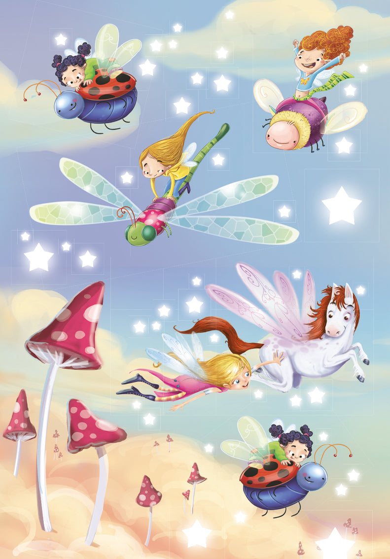 3 Sheets Of Stickers, Elves Dance