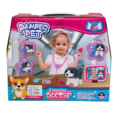 Pamper Pet - Grey Dog medical doctor