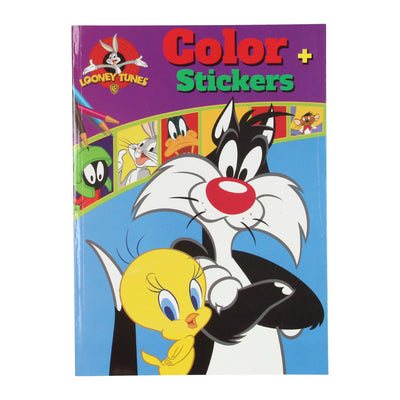 Coloring Book Looney Tunes With Stickers