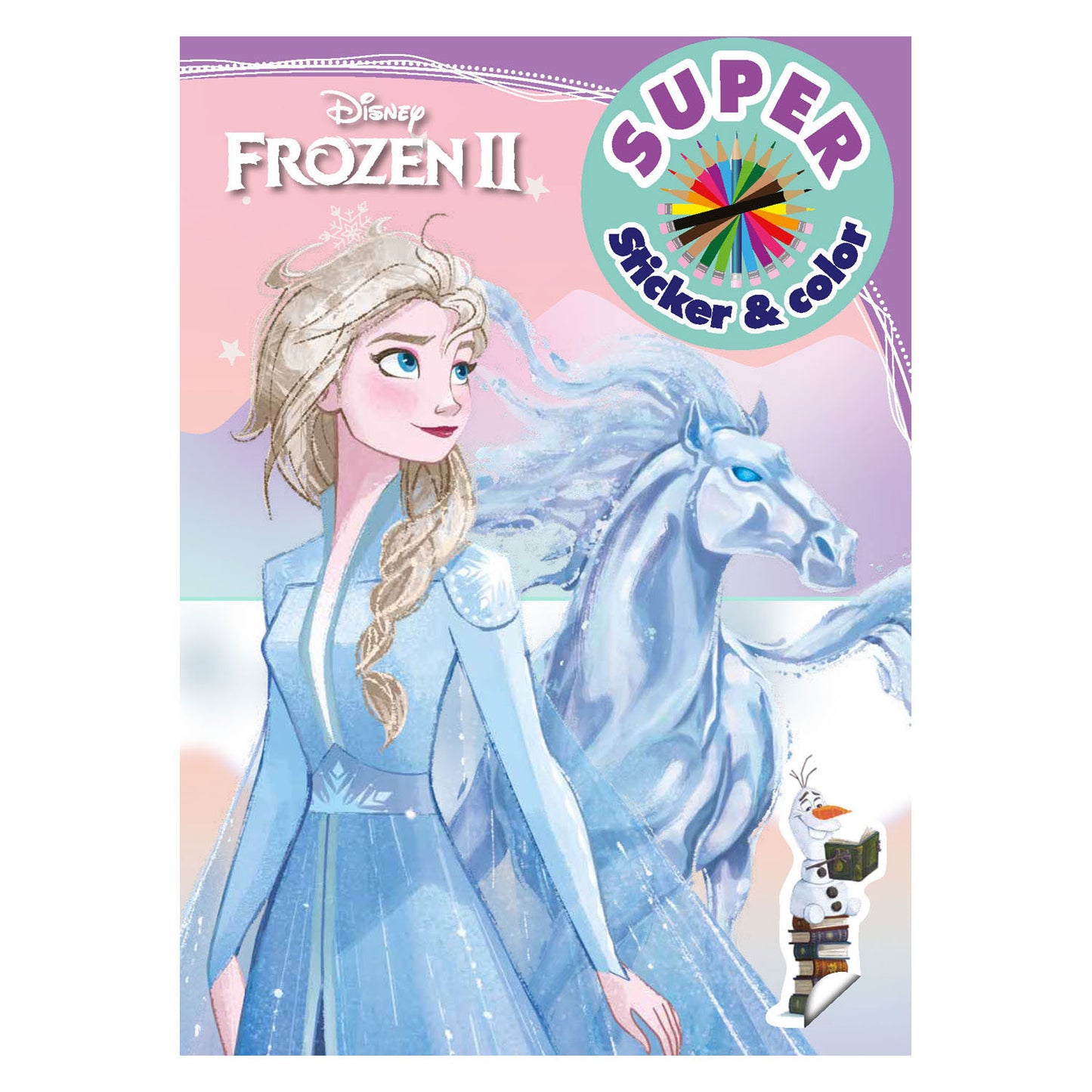 Frozen Super Sticker & Coloring Book