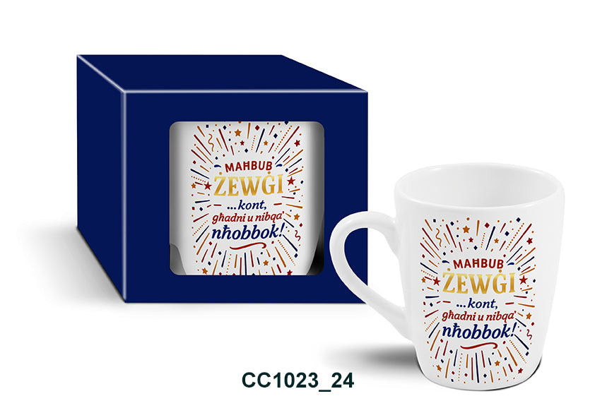 Mug - Mahbub ZEWGI kont ghadni u nibqa Nhobbok