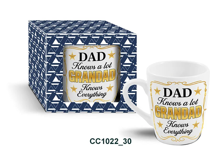 Mug - DAD Knows a lot GRANDAD Knows Everything