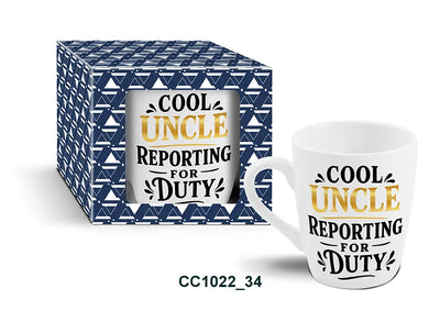Mug - Cool Uncle Reporting For Duty