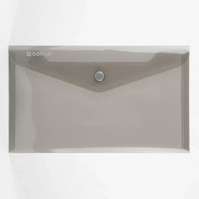 Plastic DL button folder - 22 x 12 cm