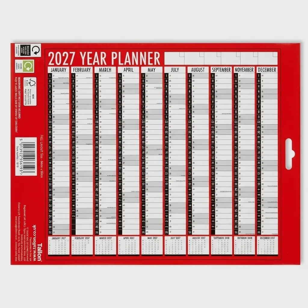 2027 Year Planner