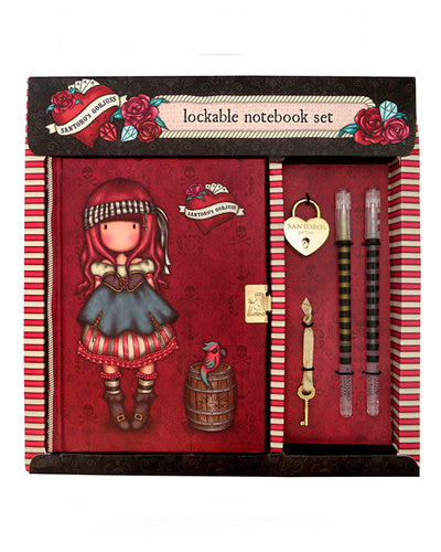 Journal Set - Note Book With Lock And Two Pens