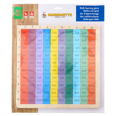 Maths Learning Game - Time Table X100Pcs