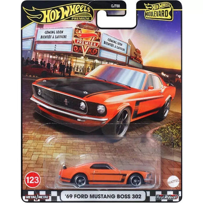 HOT WHEELS PREMIUM BOULEVARD SERIES 69 FORD MUSTANG BOSS 302