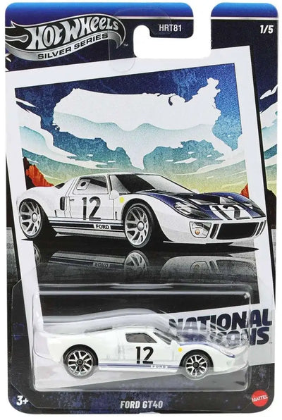 Hot Wheels Silver Series National Icons Ford GT40