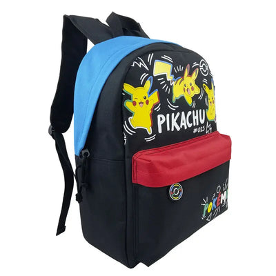 Pokemon Pikachu 40Cm Backpack 1 Large Compartment Fit A4