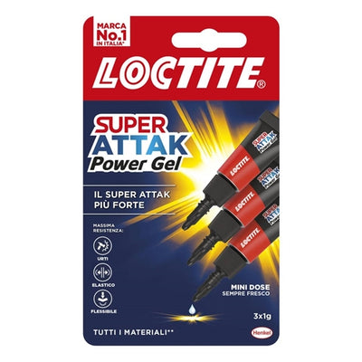 LOCTITE Super Attak Power Gel Mini Dosi 3 x 1g