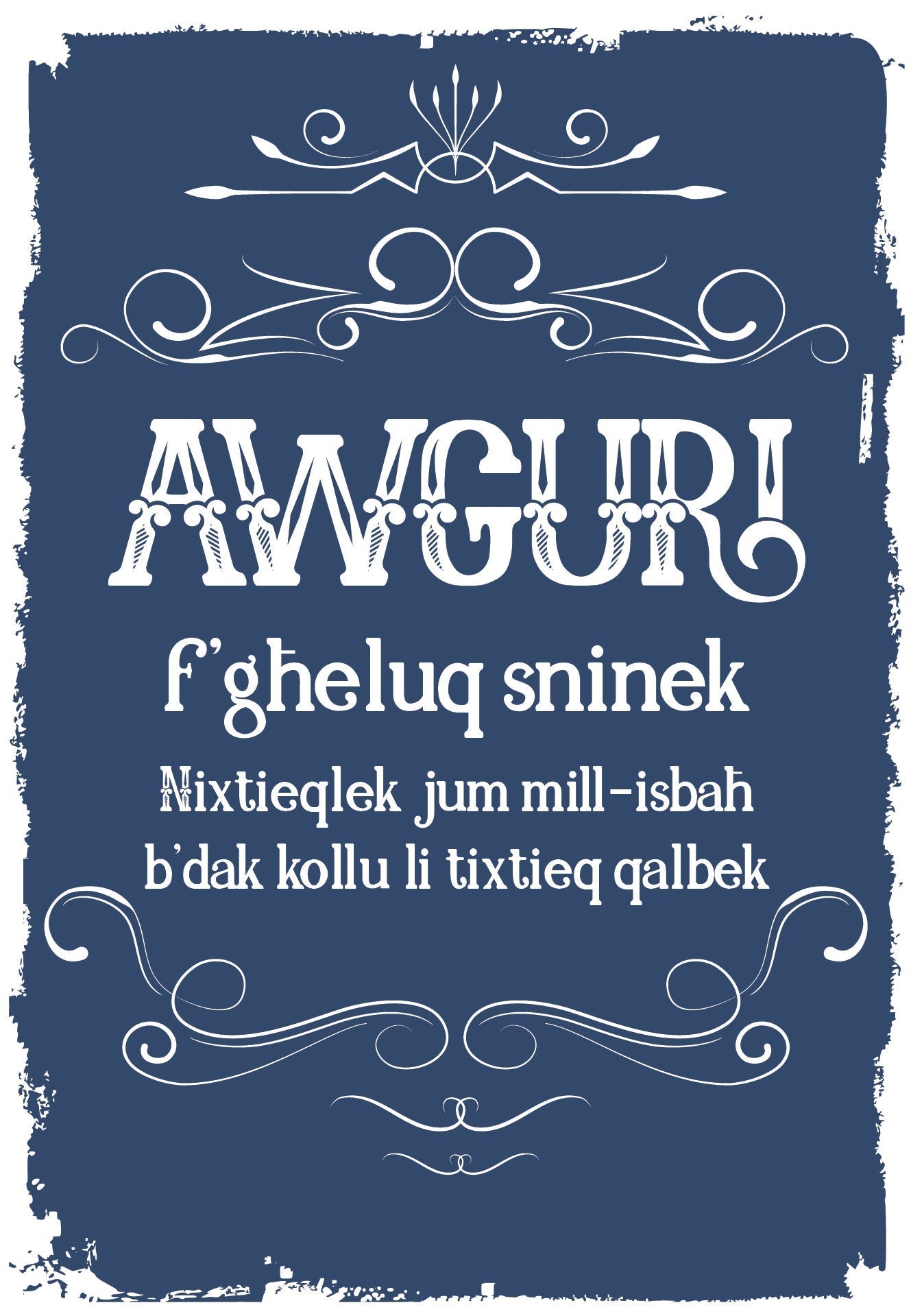 Awguri F'Għeluq Sninek
