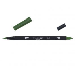 Tombow Dual Brush Pen Hunter Green 249
