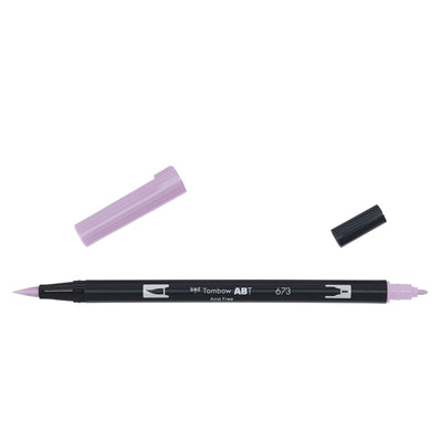 Tombow Dual Brush Pen Orchid 673