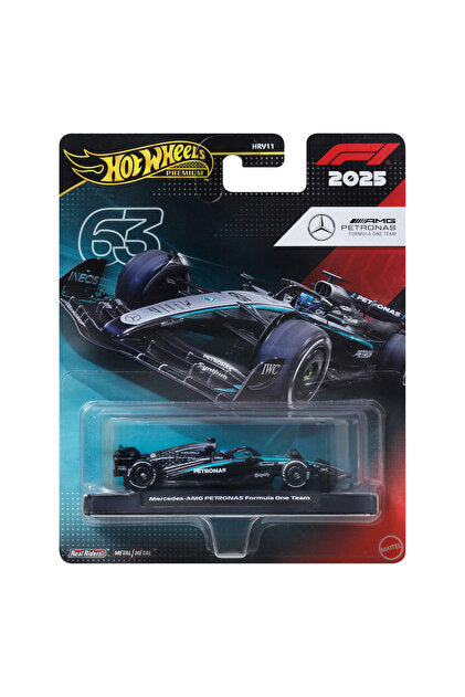 Hot Wheels Premium 1:64 Scale Die-Cast Formula 1 Mercedes-AMG Petronas Race Car
