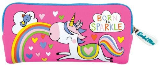 pencil cases -Born to sparkle Unicorn