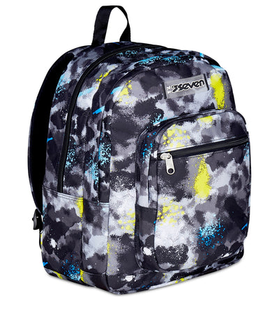 Seven Freethink Boy Backpack 2 Large compartments fit A4