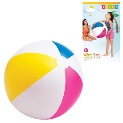 Intex Large Inflatable Beach Ball 61 cm - Pool Summer Outdoor Fun